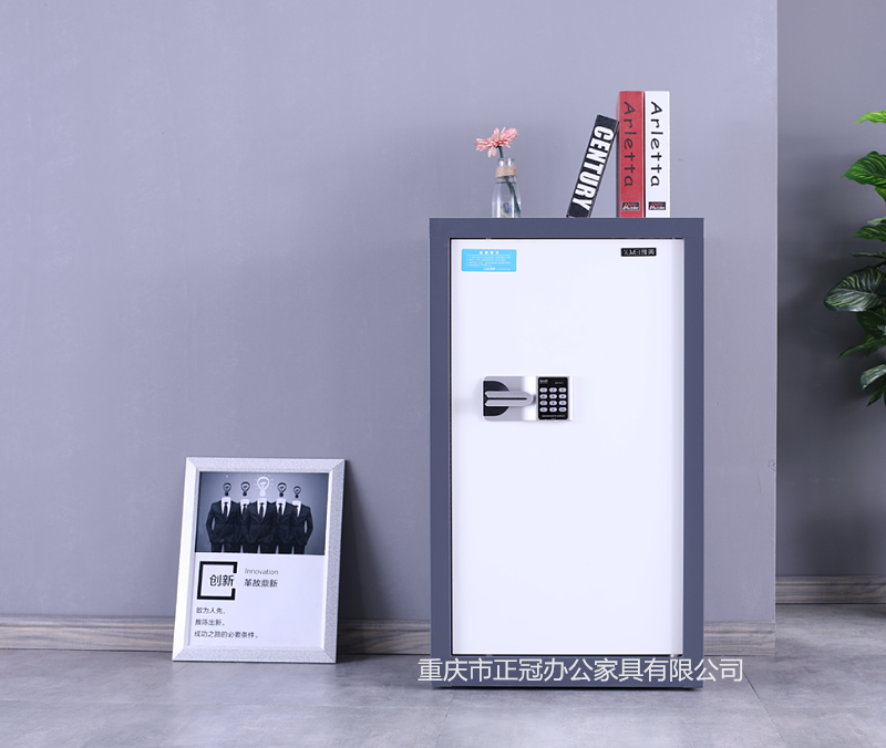 灰白套國(guó)寶鎖單門(mén)柜